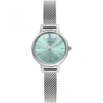 LLARSEN Blue and Silver 'Lykke' Ladies Classical Watch - 145sts3-ms8