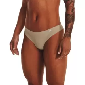 Under Armour 3 Pack Thongs Womens - Brown