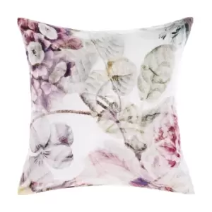 Ellaria Botanical Pillow Sham White/Pale Rose
