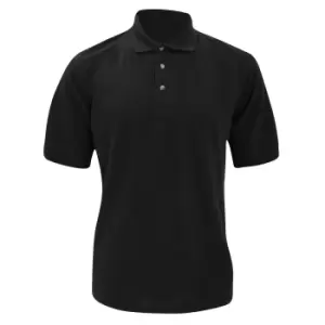 Kustom Kit ChunkyA SuperwashA 60c Mens Short Sleeve Polo Shirt (M) (Black)