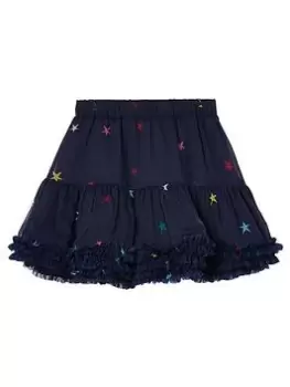Joules Girls Lillian Star Tutu Skirt - Navy, Size Age: 3 Years, Women