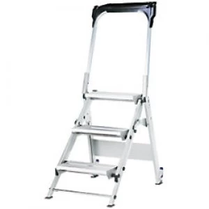 GPC Folding Ladder with 3 Steps Aluminium Capacity: 150 kg