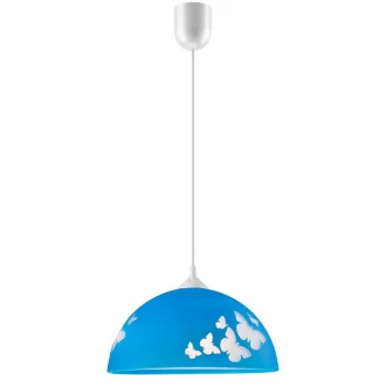 Lamkur Lighting - Dome Pendants Blue, 1x E27