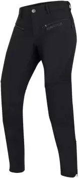 Bering Alkor Ladies Motorcycle Softshell Pants, black, Size 24 for Women, black, Size 24 for Women