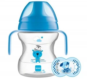 Mam Learn To Drink Cup With Handles + 6m Soother 190ml
