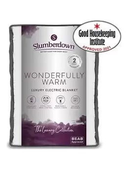 Slumberdown Wonderfully Warm Electric Blanket - White