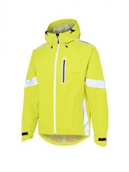 Madison Prime Mens Waterproof Jacket, Hi-Viz Yellow
