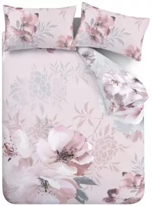 Catherine Lansfield Dramatic Floral Double Duvet Cover