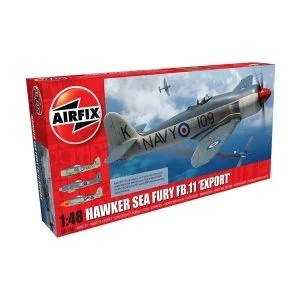 Hawker Sea Fury FB.11 'Export' Series 6 1:48 Air Fix Model Kit