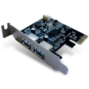 Dynamode 2-Port Super Speed USB3.0 PCIe (Express) Card Low profile
