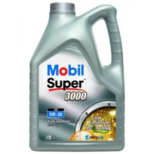 Mobil Super 3000 XE 5W-30 Fully Synthetic 5L Car Engine Oil Lubricant 151451
