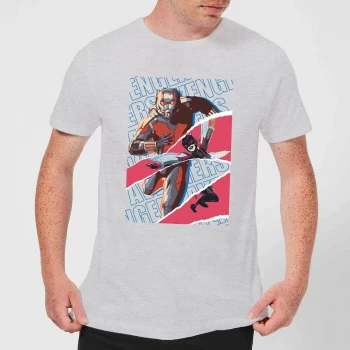 Marvel Avengers AntMan And Wasp Collage Mens T-Shirt - Grey - XS - Grey