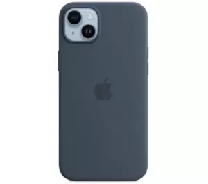 APPLE iPhone 14 Plus Silicone Case with MagSafe - Storm BlueSilver/Grey