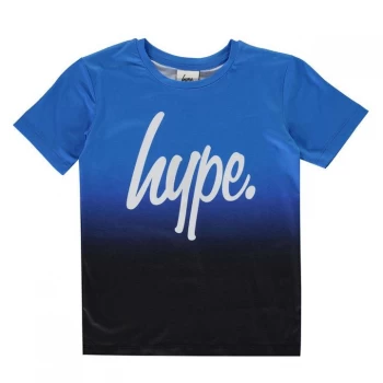 Hype Blue Fade Kids T-Shirt - Blue