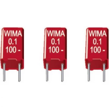 MKS thin film capacitor Radial lead 10 uF 50 Vdc 20 5mm L x W x H 7.2 x 11 x 16mm Wima MKS2B051001N00KSSD