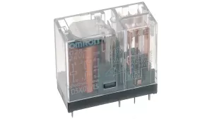PCB relays 12 Vdc 5 A 2 change overs Omron G2R 2 1
