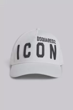 DSQUARED2 Men Hat White Size One Size