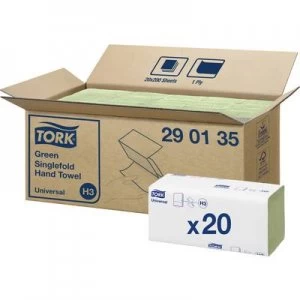 TORK 290135 Zickzack Universal Paper towels (L x W) 23cm x 24.8cm Green 20 x200 sheets/pack 4000 pc(s)