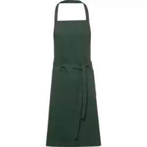 Bullet Organic Cotton Apron (One Size) (Forest Green)