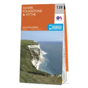 Map of Dover, Folkestone & Hythe