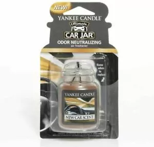 New Car Scent (Pack Of 6) Yankee Candle Ultimate Car Jar Air Freshener