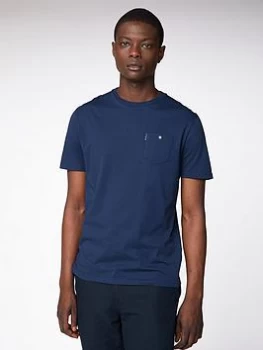 Ben Sherman Spade Pocket T-Shirt - Dark Navy, Size L, Men