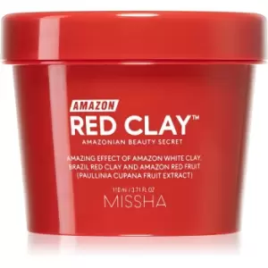 Missha Amazon Red Clay Oil-controlling and Pore-minimising Cleansing Mask With Clay 110 ml