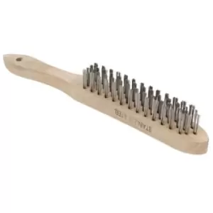 SIP 04171 4-Row Stainless Steel Wire Brush