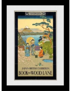 Transport For London Japan British Exhibition 1910 Back To Wood Lane Framed Collector Print