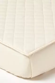 Organic 300 TC Luxury Quilted Deep Fitted Mattress Protector