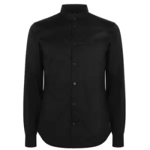 Armani Exchange Stretch Poplin Shirt - Black