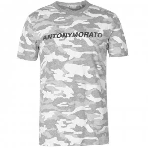Antony Morato Camo T Shirt - Grey 9013