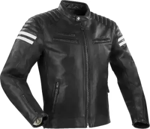 Segura Funky Motorcycle Leather Jacket, black, Size L, black, Size L