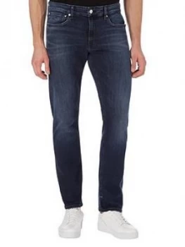 Calvin Klein Jeans CKJ 026 Slim Fit Jeans, Denim Blue, Size 36, Length Regular, Men