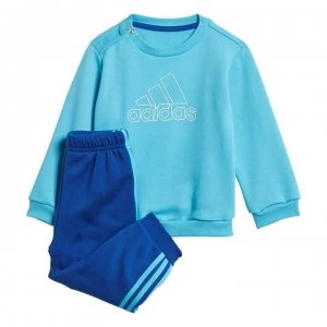 adidas Kids Must Haves Logo Fleece Jogger - Bright Blue