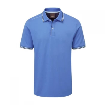 Oscar Jacobson Polo Shirt - Mid Blue