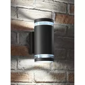 Auraglow - Double Up & Down Wide Pillar Wall Light - ASTRA - Cool White