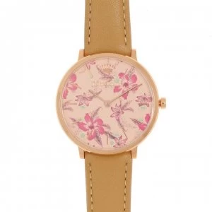 Juicy Couture LA Ultra Slim Watch - Tan/Pink