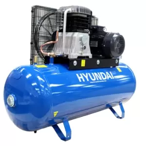 Hyundai 200 Litre Air Compressor, 21CFM/145psi, 3-Phase Twin Cylinder 5.5hp HY55200-3