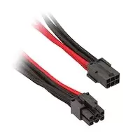 Silverstone 6-pin PCIe to 6-pin PCIe Cable 25cm - Black / Red
