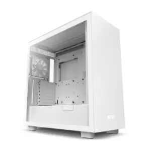 NZXT H7 White Mid Tower Windowed PC Gaming Case - CM-H71BW-01