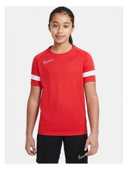 Boys, Nike Junior Academy 21 Dry T-Shirt - Red, Size S