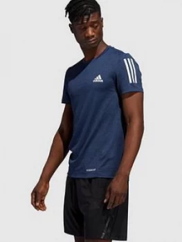 adidas Aeroready T-Shirt - Navy, Size XL, Men