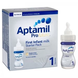 Aptamil ProFutura 1 First Baby Milk Formula Starter Pack From Birth 6x70ml