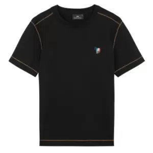Paul Smith Short Sleeve Zebra T Shirt - Black