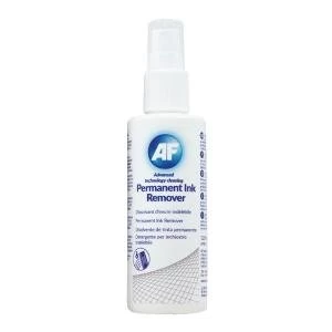 AF Permanent Ink Remover 125ml Pump Spray Suitable for whiteboards,
