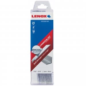 Lenox 18TPI Medium Metal Cutting Reciprocating Saw Blades 152mm Pack of 25