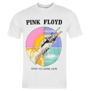 Official Pink Floyd Mens T Shirt - White