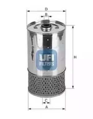 2549900 UFI Oil Filter Oil Cartridge