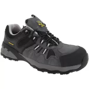 Grafters Mens Fully Composite Non-Metal Safety Trainer Shoes (44 EUR) (Grey/Black) - Grey/Black